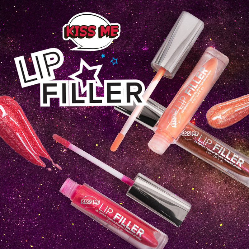 complete bright red glitter lip kit - comes with glitter lip brush, &  makeup remover
